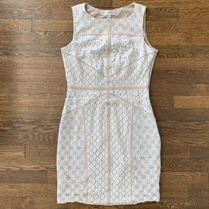 Sheath Dress with Lace Detail